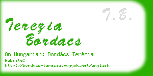 terezia bordacs business card